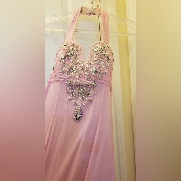 Basix II 100% Silk Long Evening Gown. - Picture 4 of 7